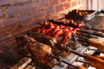 Almoço com Churrasco