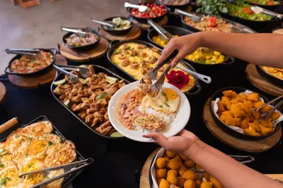 Almoço com Costela